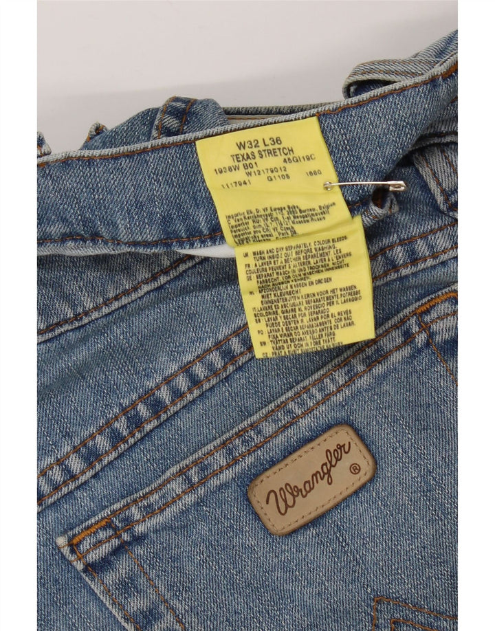 Ανδρικό τζιν ίσιο Wrangler Texas Stretch W32 L29 Μπλε βαμβακερό