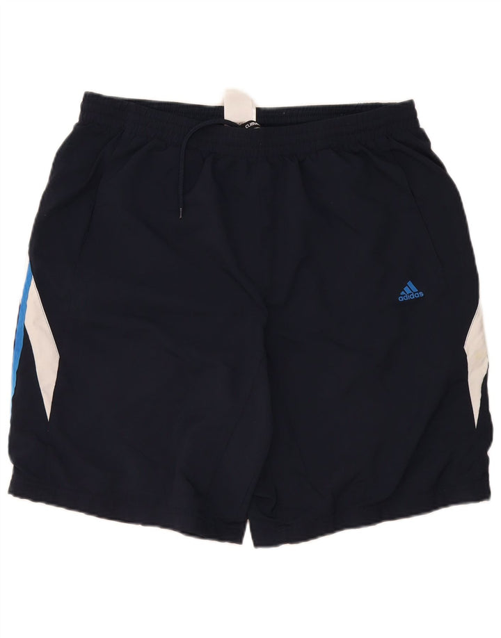 Ανδρικό αθλητικό σορτς Adidas XL Navy Blue Colorblock Πολυεστέρας