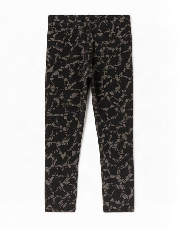 Γυναικείο κολάν Nike Capri UK 18 XL Μαύρο γεωμετρικό βαμβακερό