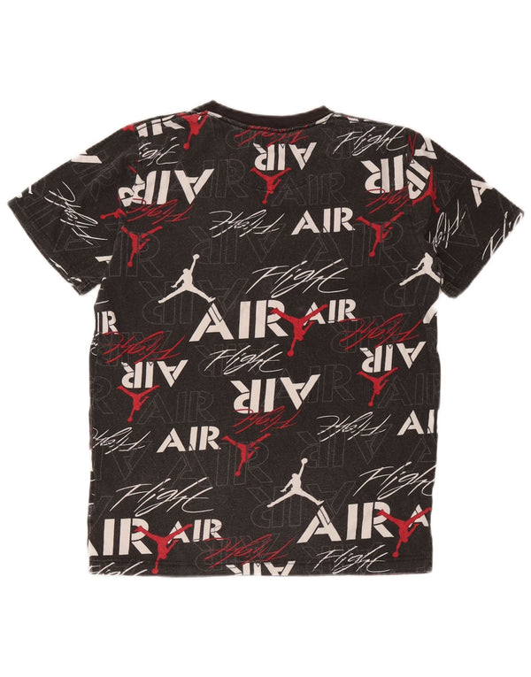 Jordan Boys Graphic T-Shirt Top 13-14 Years XL Black Cotton