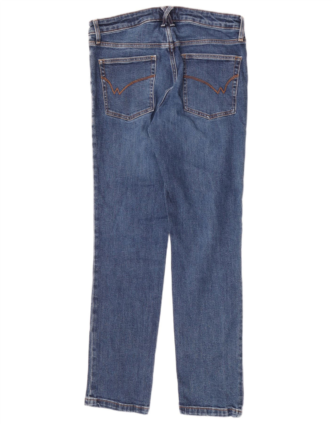 White Stuff Γυναικείο Straight Jeans UK 12 Medium W30 L30 Blue Cotton
