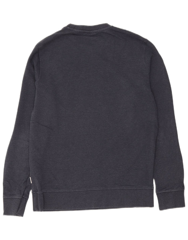 Jack & Jones Ανδρικό γραφικό φούτερ Jumper Medium Navy Blue από βαμβάκι