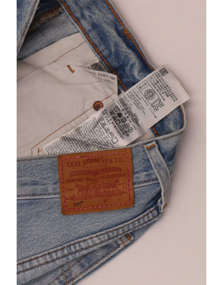 Levi's Womens 501 Denim Hot Παντελόνι W25 Μικρό Μπλε Βαμβακερό