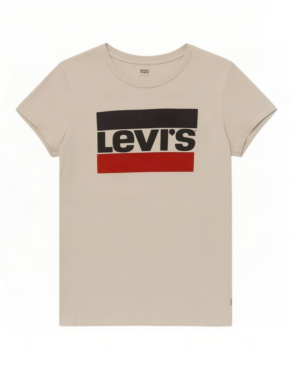 Γυναικείο γραφικό T-Shirt Levi's Top UK 6 XS White