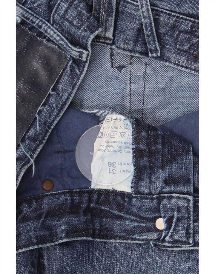 Energe Γυναικείο Liam Straight Jeans W31 L36 Μπλε βαμβακερό
