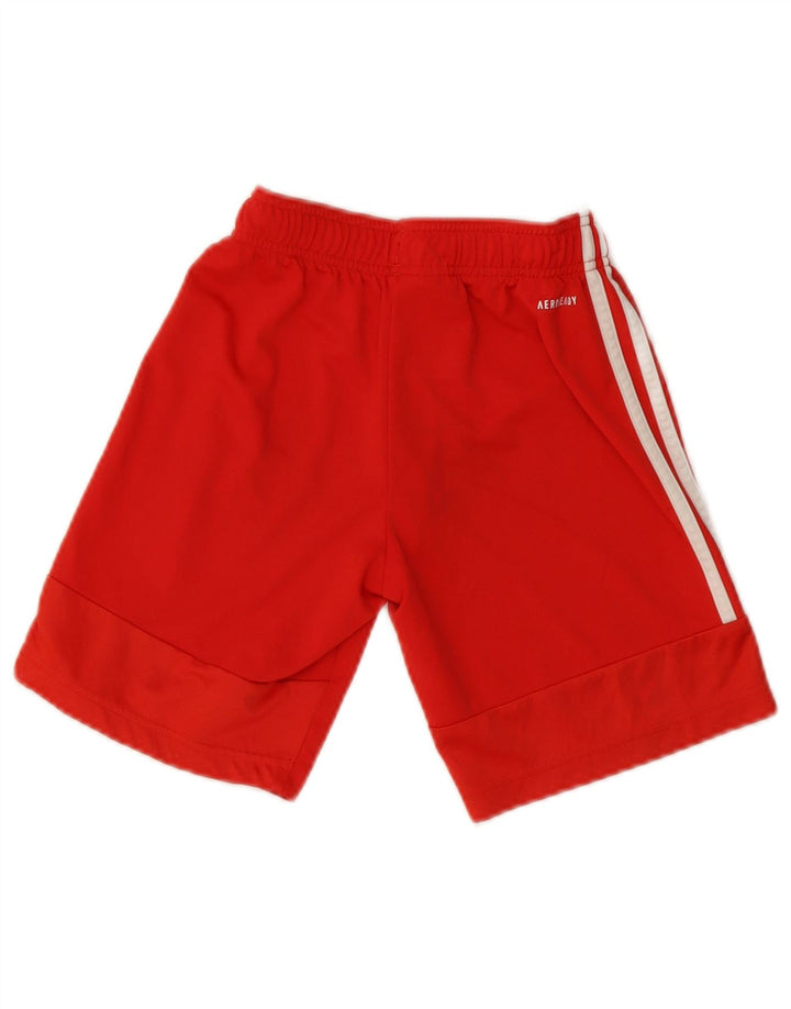 Adidas Boys Aeroready Sport σορτς 9-10 ετών κόκκινο πολυεστέρα