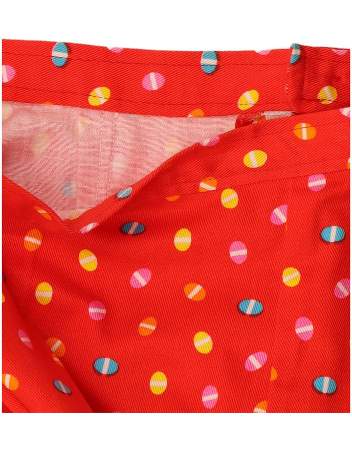 VINTAGE Γυναικεία Maxi Φούστα W26 Small Red Spotted