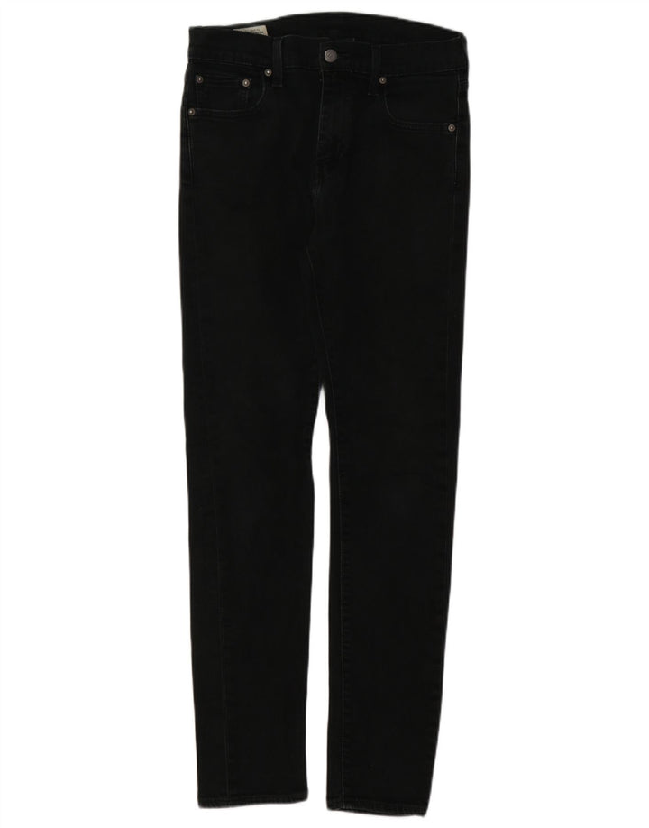 Levi's Womens 511 Slim Jeans W30 L30 Μαύρο βαμβακερό
