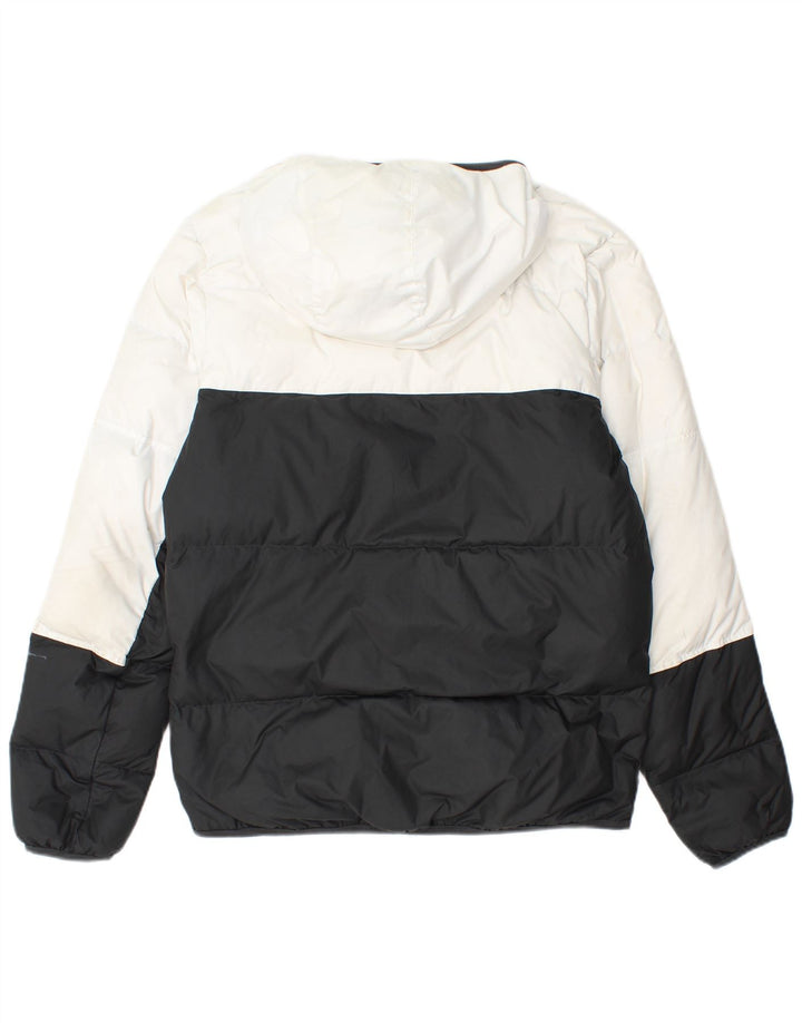 Ανδρικό μπουφάν Nike με κουκούλα UK 36 Small Black Colorblock Πολυεστέρας