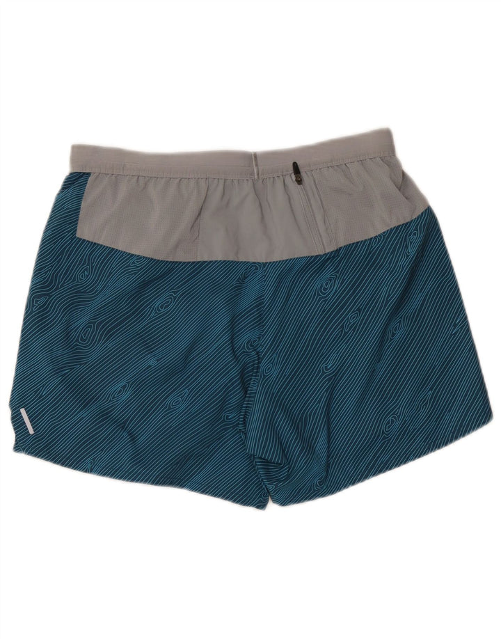 Γυναικείο αθλητικό σορτς Nike Dri Fit UK 14 μεσαίου μπλε χρώματος πολυεστέρας