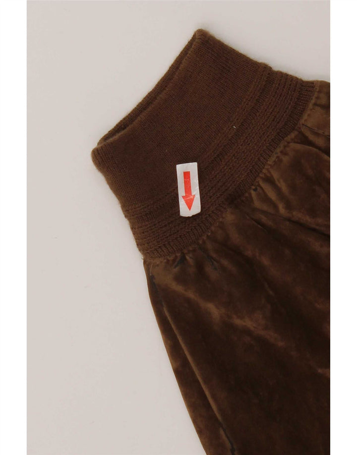Vintage Ανδρικό Velor Bomber Jacket IT 52 XL Brown Silk