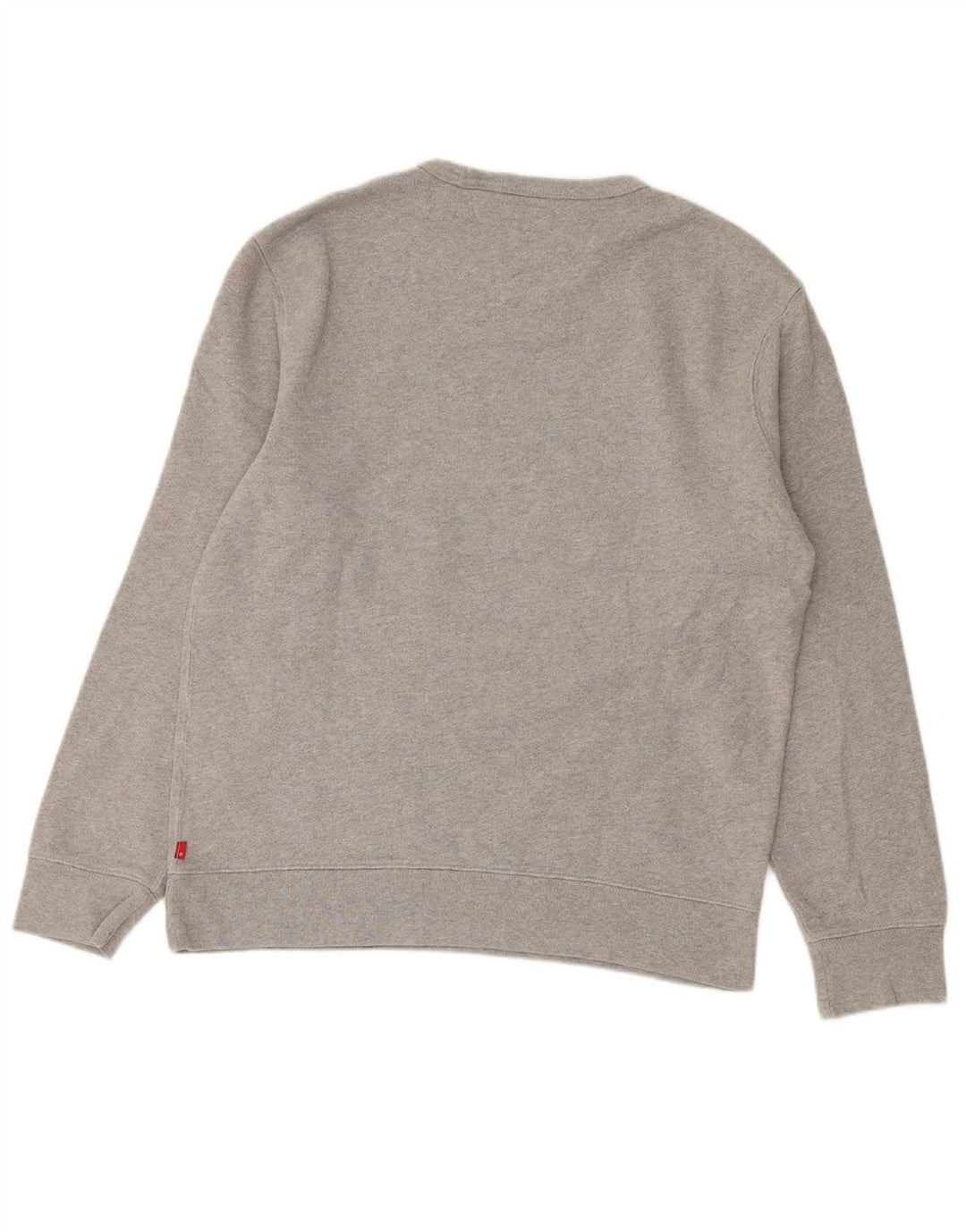 LEVI'S Mens Graphic Sweatshirt Jumper Medium Grey Cotton
