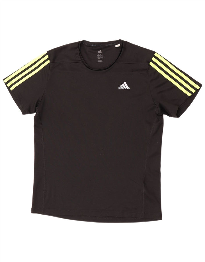 Ανδρικό T-Shirt Climalite Adidas Top Medium Black Polyester