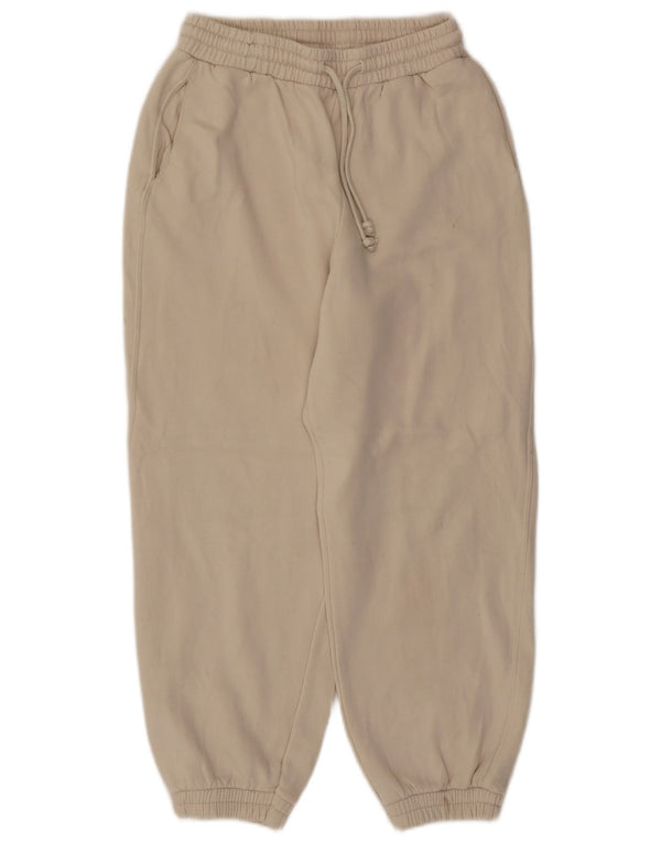 Zara Γυναικεία φόρμα παντελόνι Joggers UK 12 Βαμβακερό μεσαίο μπεζ