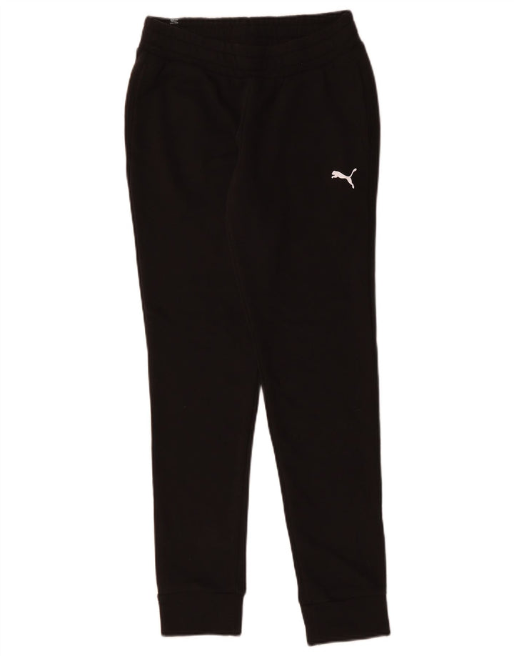 Γυναικεία αθλητική φόρμα PUMA Παντελόνι Joggers UK 6 XS Μαύρο βαμβακερό