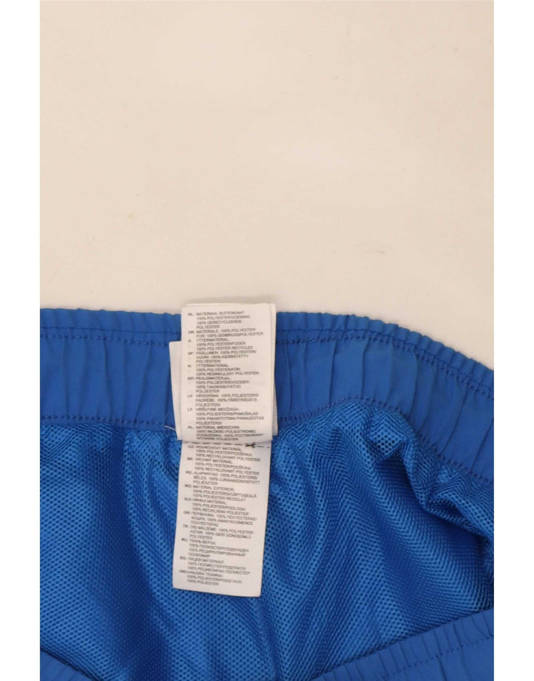 Ανδρικό αθλητικό σορτς Adidas Climalite από μεγάλο μπλε πολυεστέρα