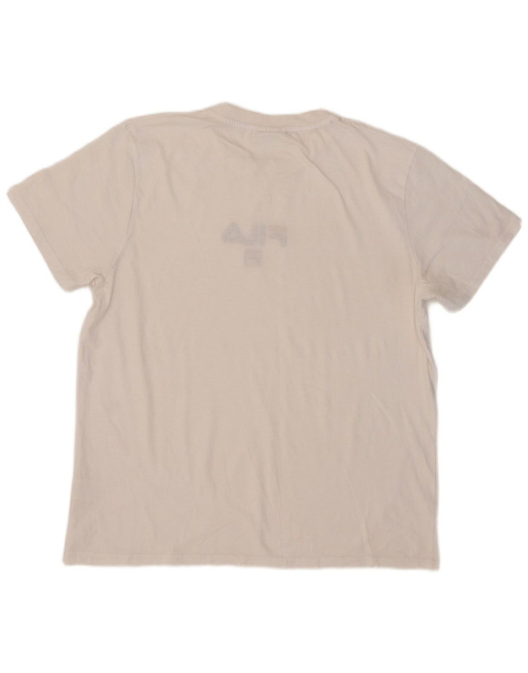 Ανδρικό γραφικό T-Shirt Fila Top XL Λευκό βαμβακερό