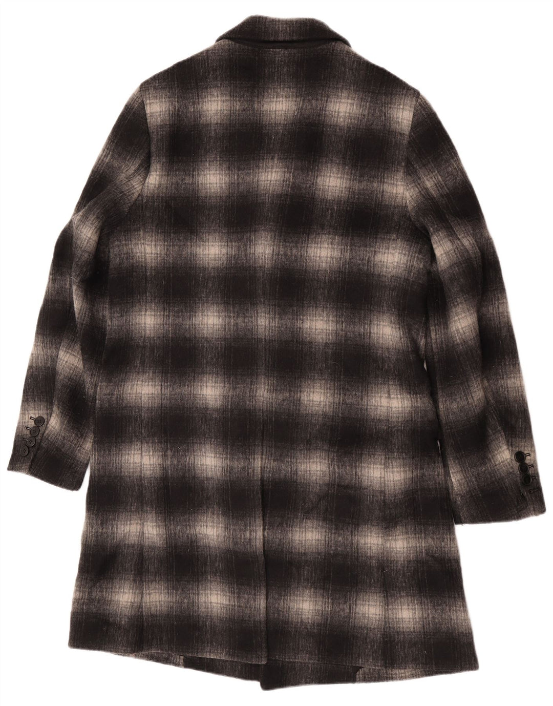 All Saints Ανδρικό Γεωμετρικό Πανωφόρι UK 40 Large Grey Plaid Classic