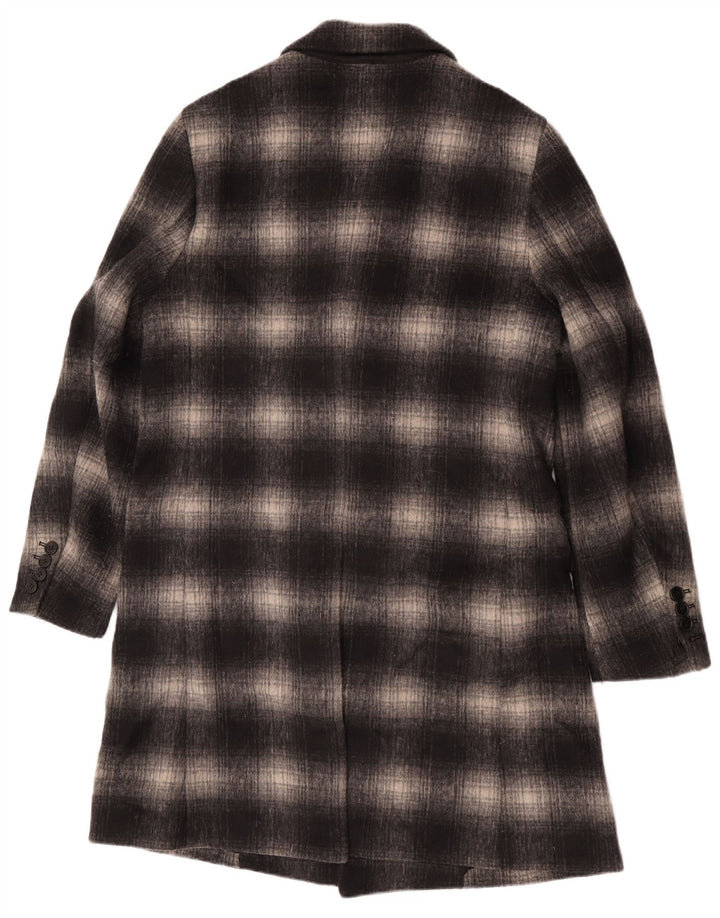 All Saints Ανδρικό Γεωμετρικό Πανωφόρι UK 40 Large Grey Plaid Classic