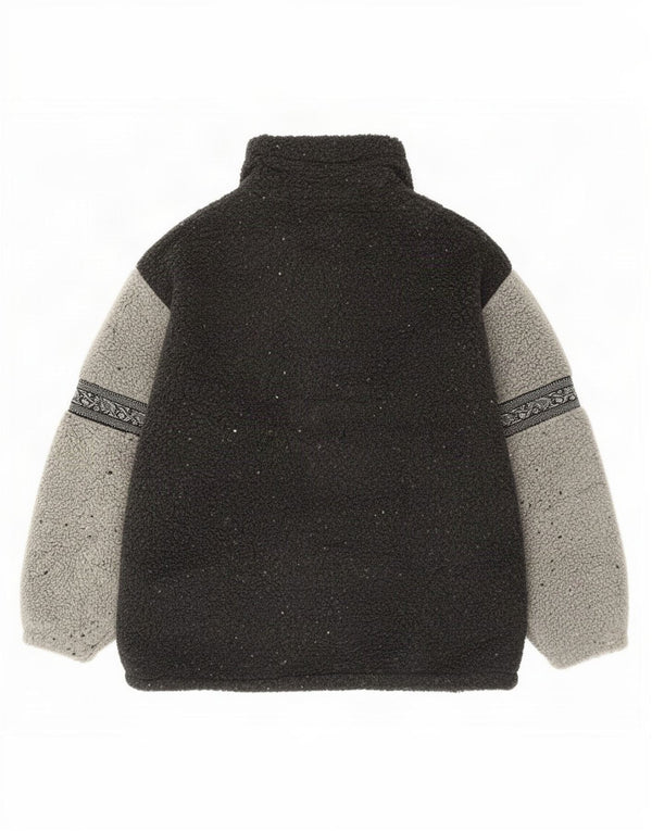 Vintage Ανδρικό Fleece Jacket UK 42 XL Grey Colourblock