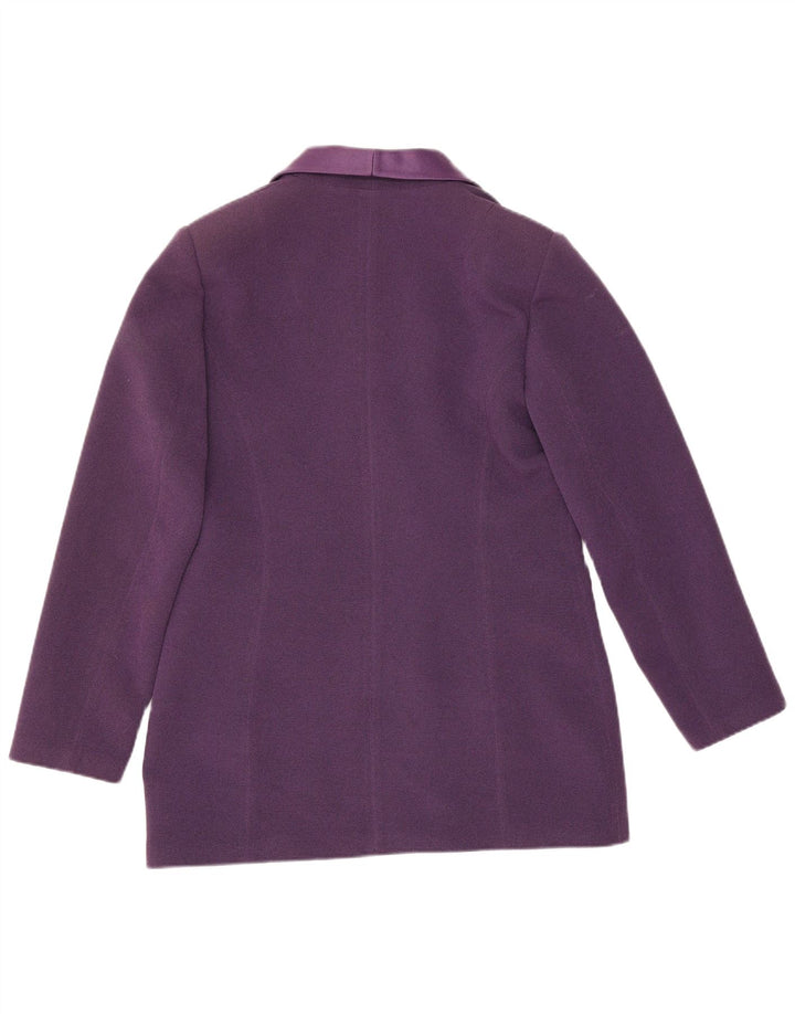 Vintage γυναικείο σακάκι blazer 3 κουμπιών UK 12 Medium Purple