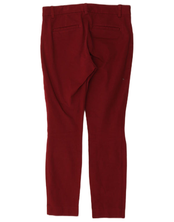 Gap Γυναικείο Skinny Ankle Casual Παντελόνι US 2 XS W30 L27 Βαμβακερό μπορντό