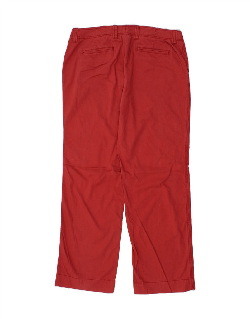 EDDIE BAUER Womens Straight Chino Trousers US 16 2XL W36 L38 Red Cotton Vintage Eddie Bauer and Second-Hand Eddie Bauer from Messina Hembry 