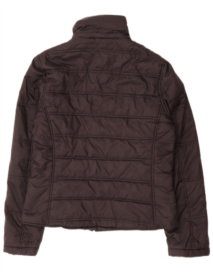 Zara Γυναικείο μπουφάν UK 16 Large Black Nylon