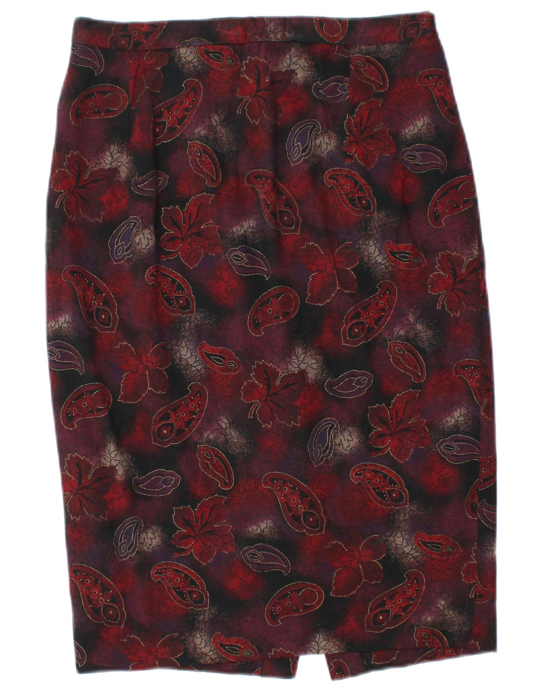 LUISA SPAGNOLI Γυναικεία Pencil Φούστα W28 Medium Burgundy Paisley
