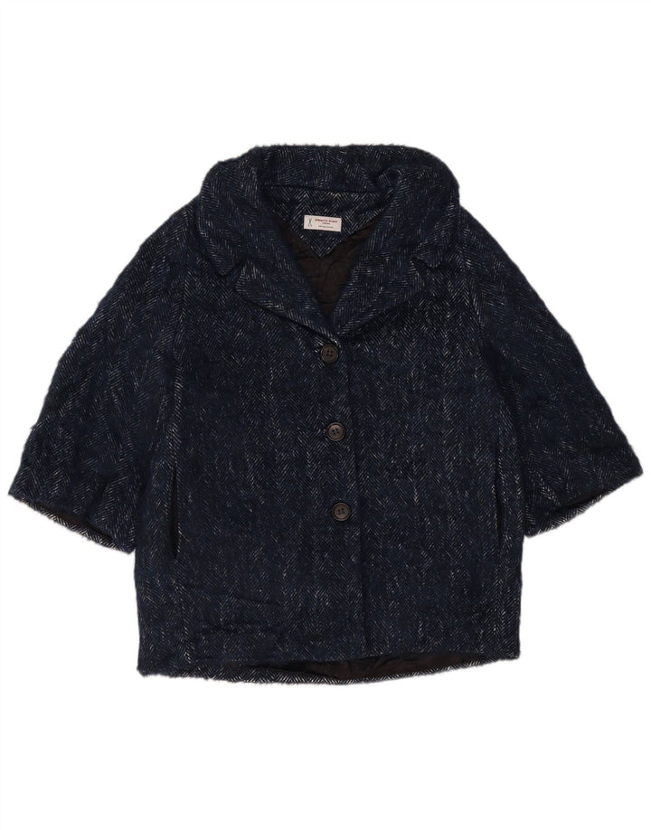Alberto Biani Γυναικείο Μπουφάν Blazer 3/4 Sleeve IT 42 Medium Navy Blue