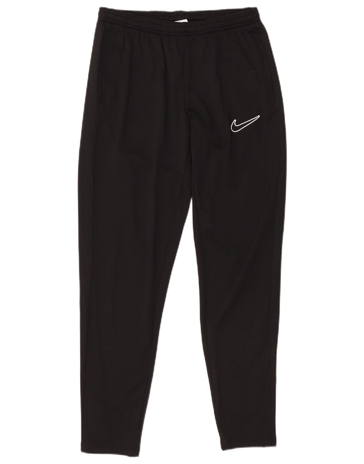Ανδρικές φόρμες Nike Dri Fit Παντελόνια μεσαίου μαύρου πολυεστέρα