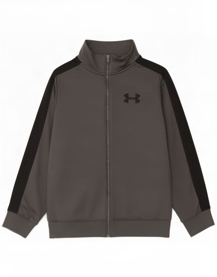 Under Armour Boys αθλητική φόρμα Top Jacket 9-10 Years Medium Grey Colourblock