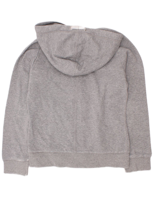 Champion Girls Graphic Zip Hoodie πουλόβερ 7-8 ετών Small Grey Flecked