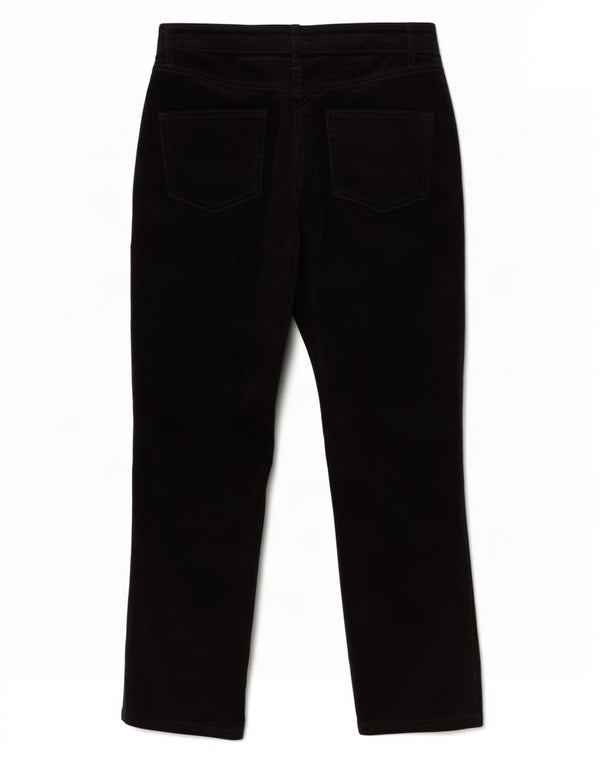 Marks & Spencer Γυναικείο κοτλέ παντελόνι UK 12 Medium W30 L25 Μαύρο