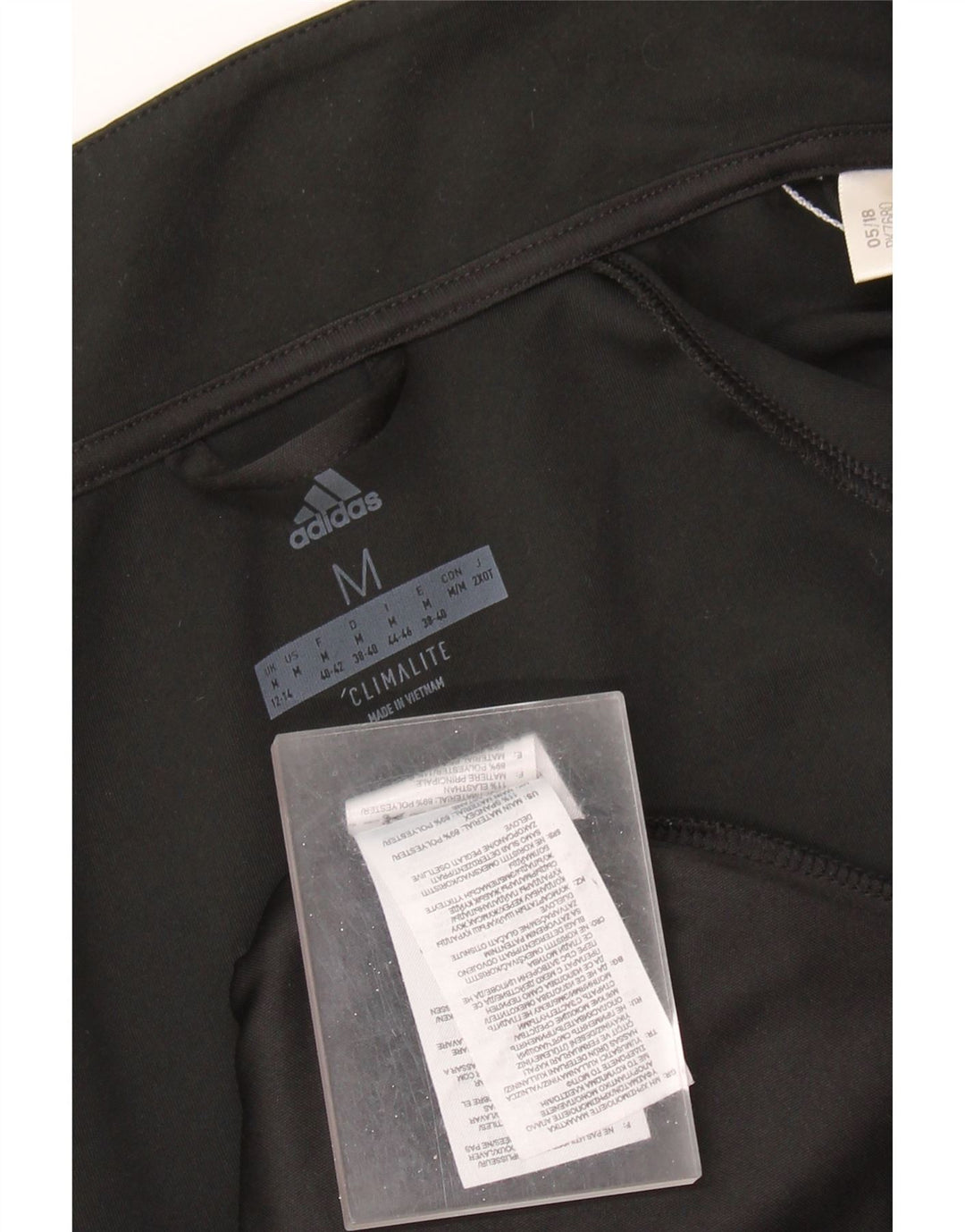 Γυναικεία φόρμα ADIDAS Climalite Top Jacket UK 12/14 Medium Black