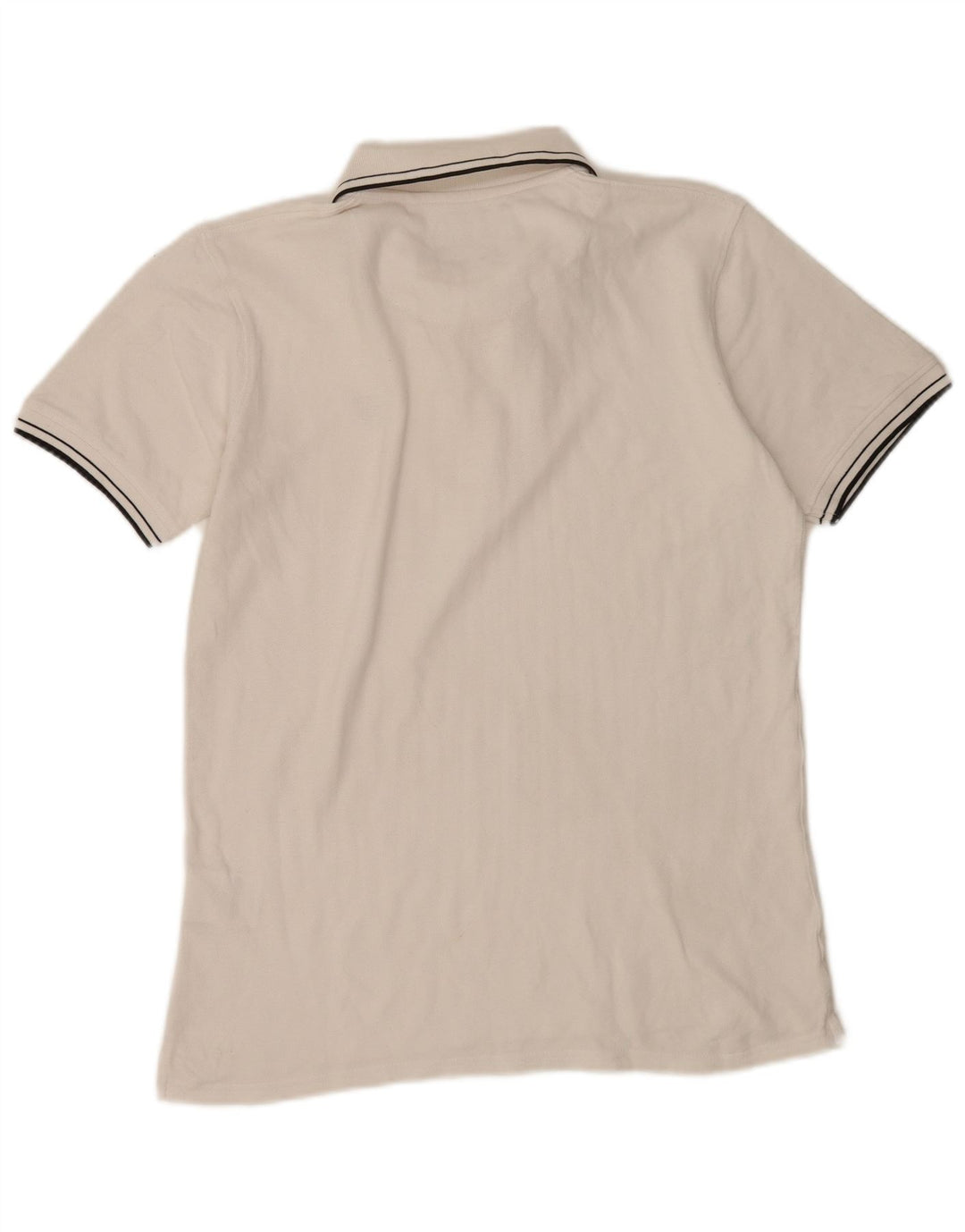 Lyle & Scott Ανδρικό πουκάμισο πόλο μεγάλο λευκό βαμβακερό ριγέ