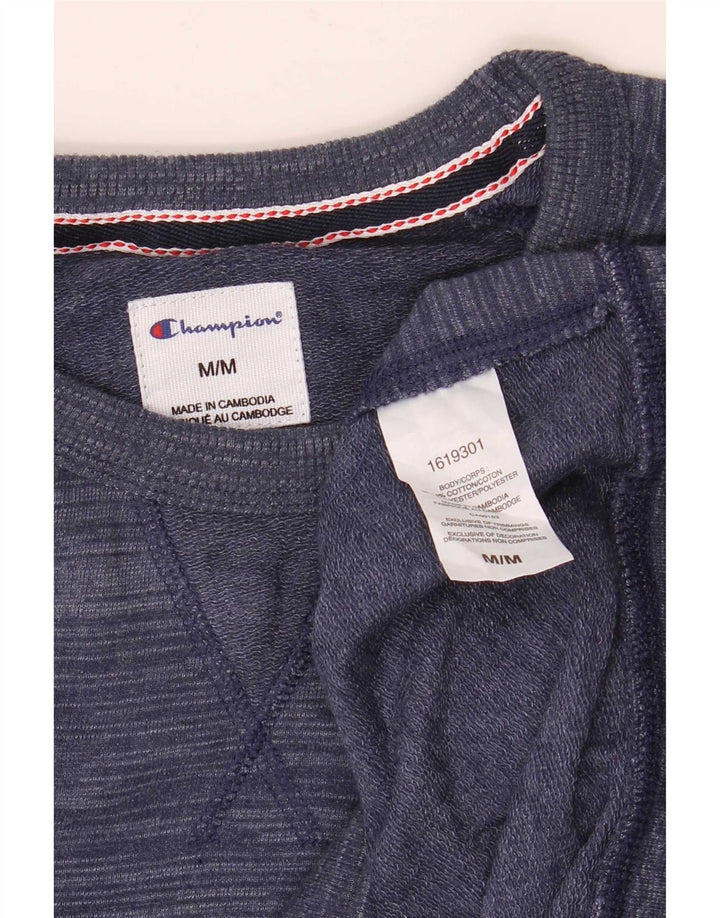Ανδρικό φούτερ Champion Jumper Μεσαίο μπλε ναυτικό ριγέ βαμβακερό