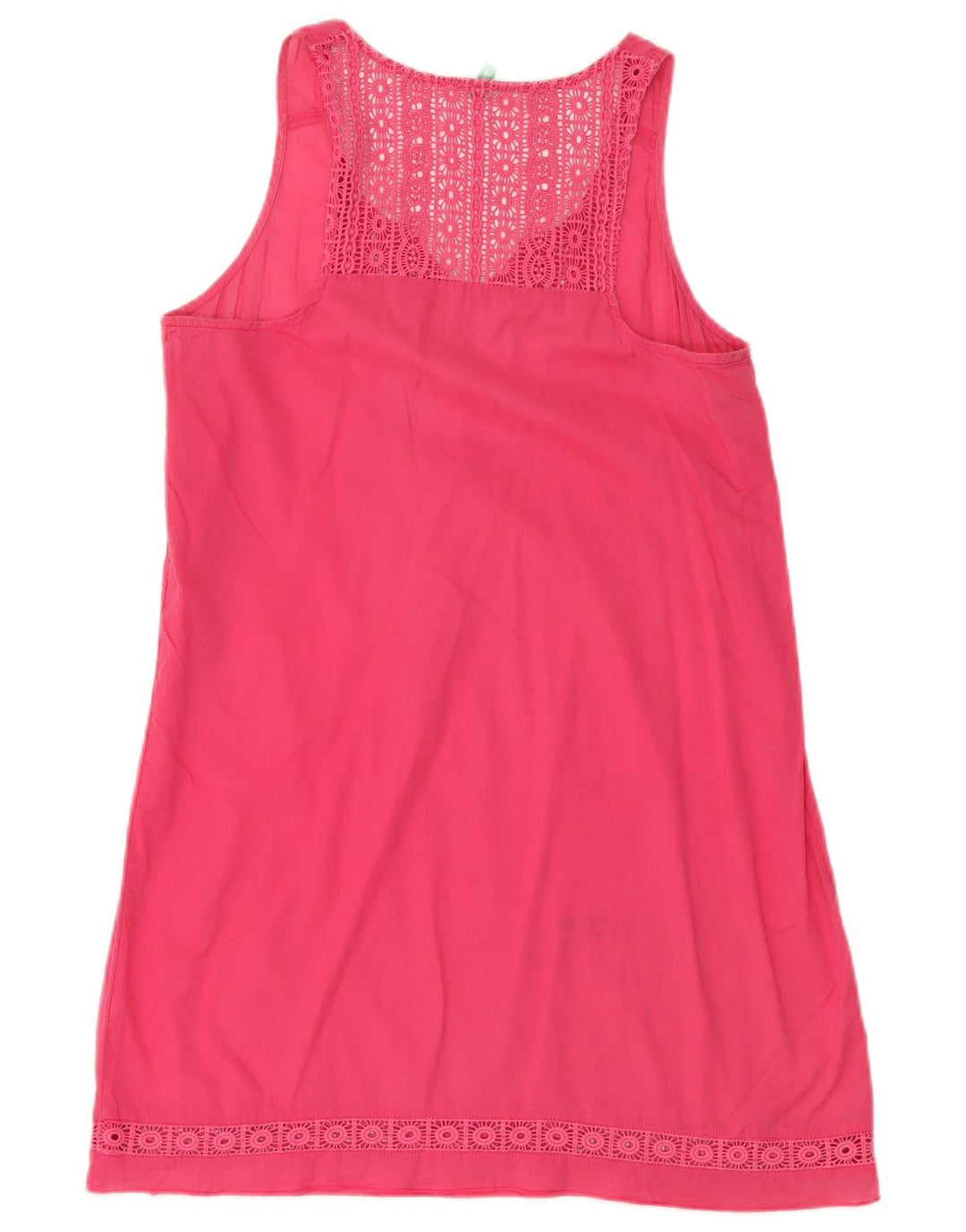 Benetton Γυναικείο Αμάνικο Φόρεμα Shift UK 12 Medium Pink