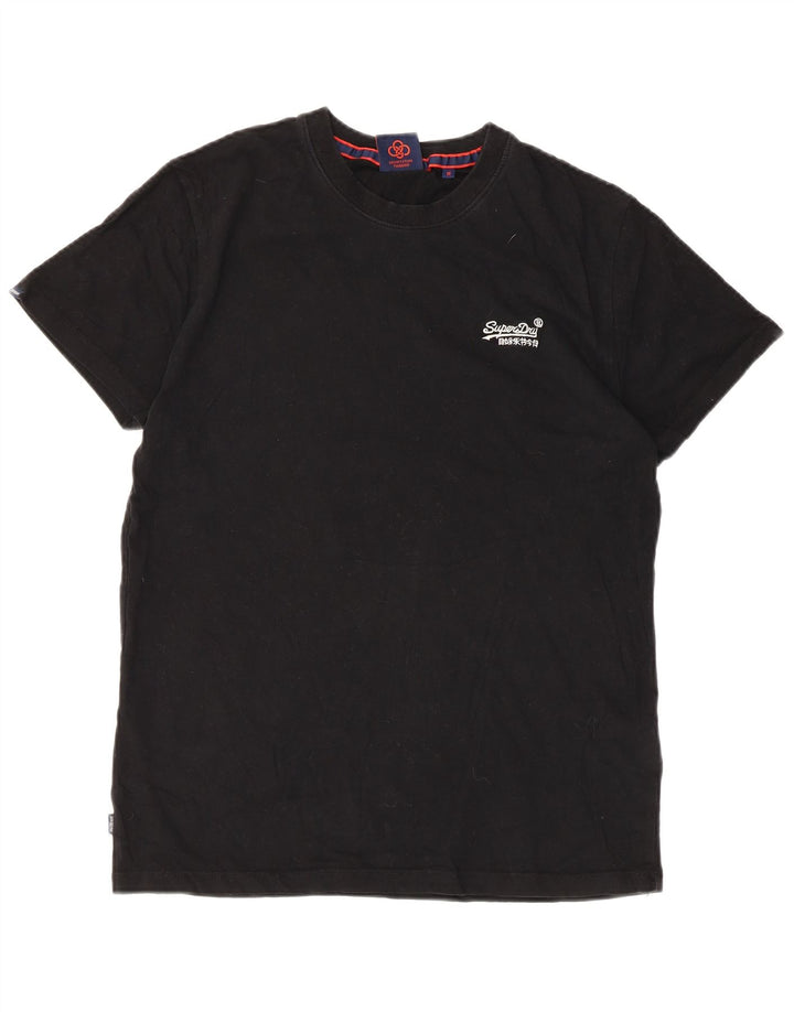 Ανδρικό T-Shirt Superdry Top Μεσαίο μαύρο βαμβακερό
