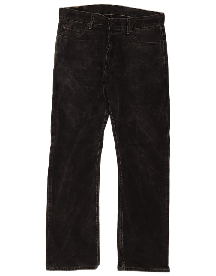 Levi's Mens 506 Straight Jeans W36 L32 Μαύρο