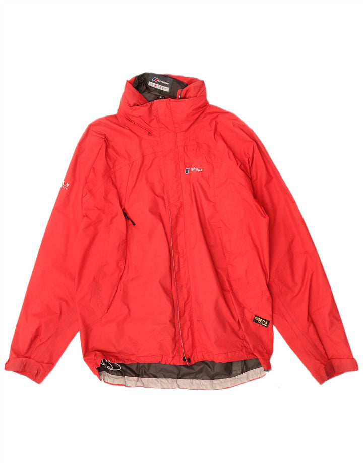 Ανδρικό μπουφάν βροχής με κουκούλα Berghaus UK 38 Medium Red Nylon