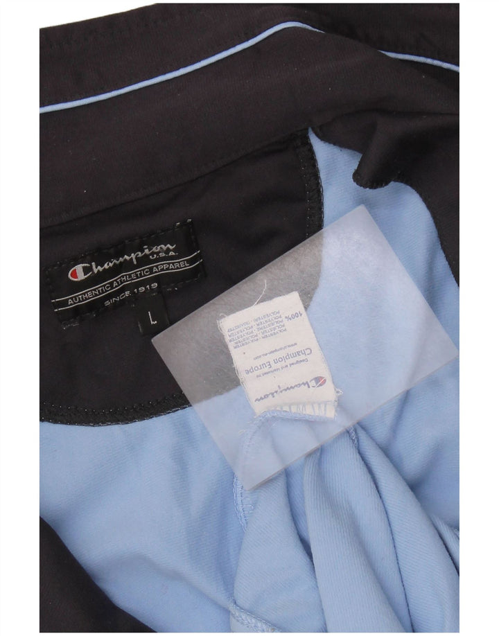 Ανδρική αθλητική φόρμα CHAMPION Μπουφάν με μεγάλο μπλε πολυεστέρα