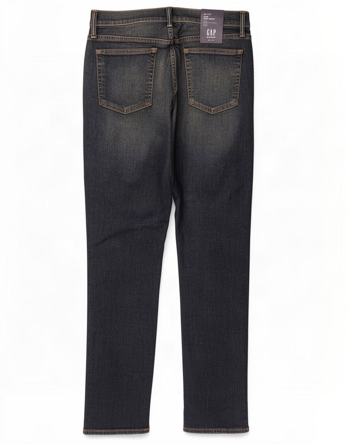 Gap Ανδρικό Stretch Slim Jeans W34 L32 Μπλε βαμβακερό