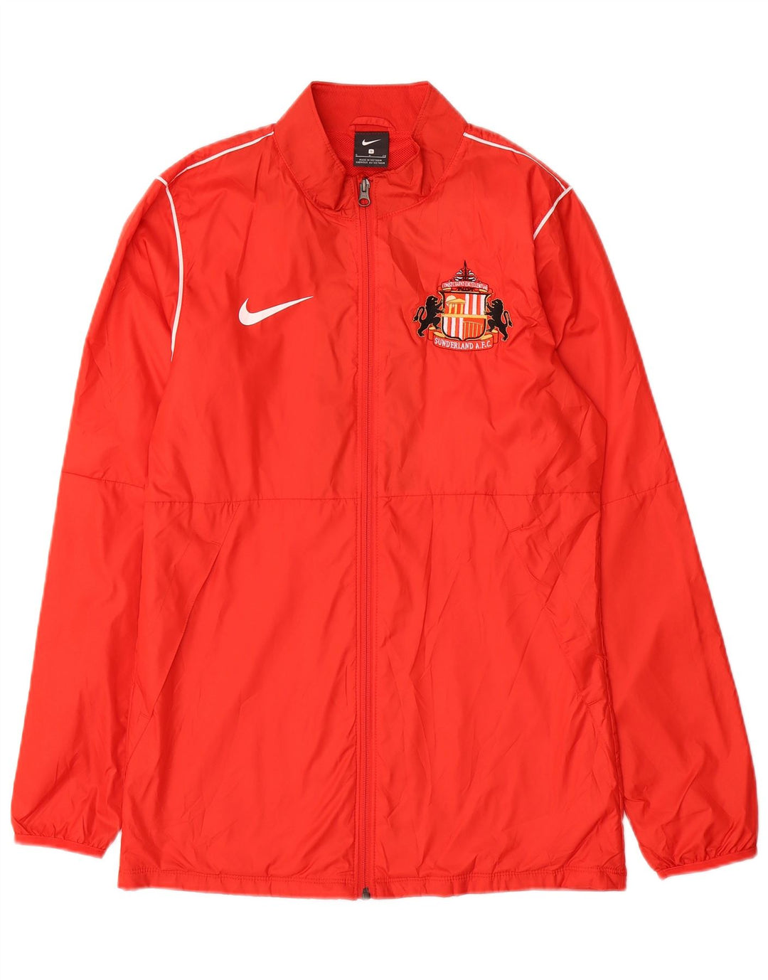 Nike Mens Sunderland A.F.C. Γραφικό μπουφάν βροχής UK 36 Small Red Polyester
