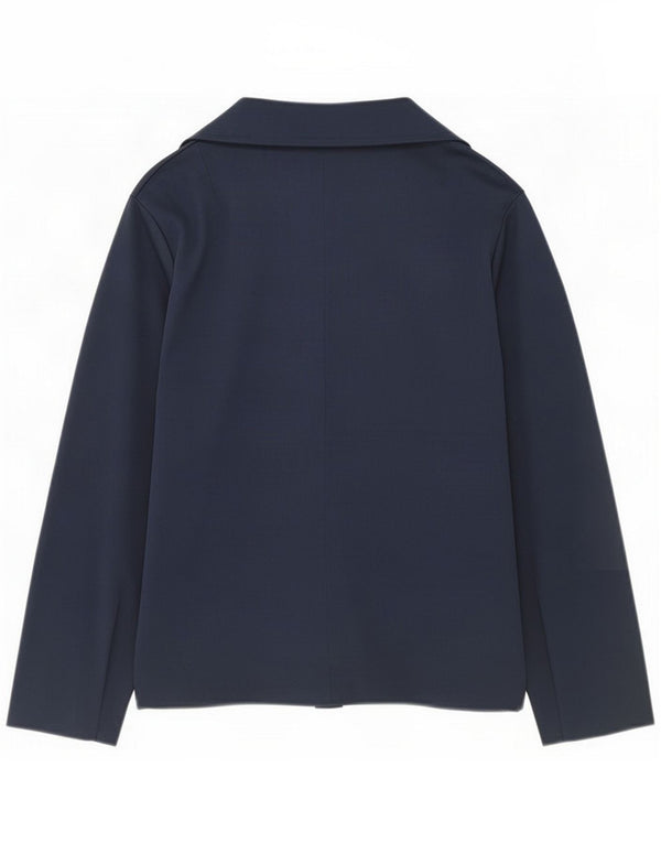 Confezioni Di Lusso Γυναικείο πουκάμισο Μπλούζα IT 52 2XL Navy Blue Floral