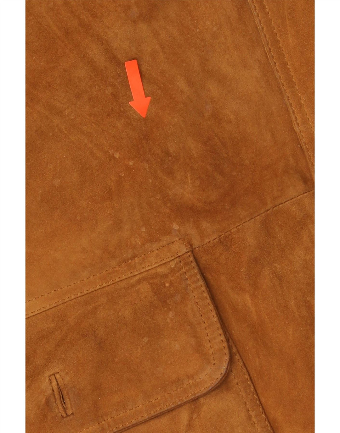 Vintage Ανδρικό Suede Bomber Jacket IT 54 2XL Καφέ