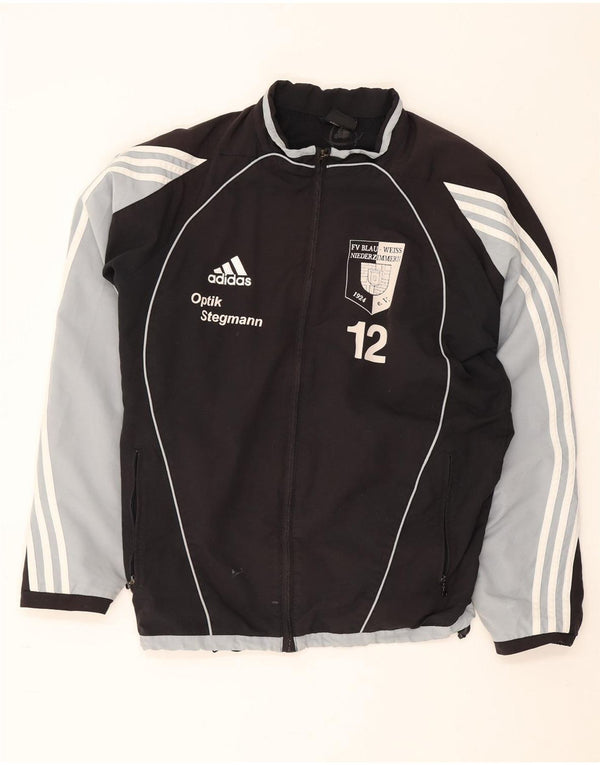 Ανδρική φόρμα γυμναστικής Adidas Top Jacket UK 38/40 Medium Black Colourblock