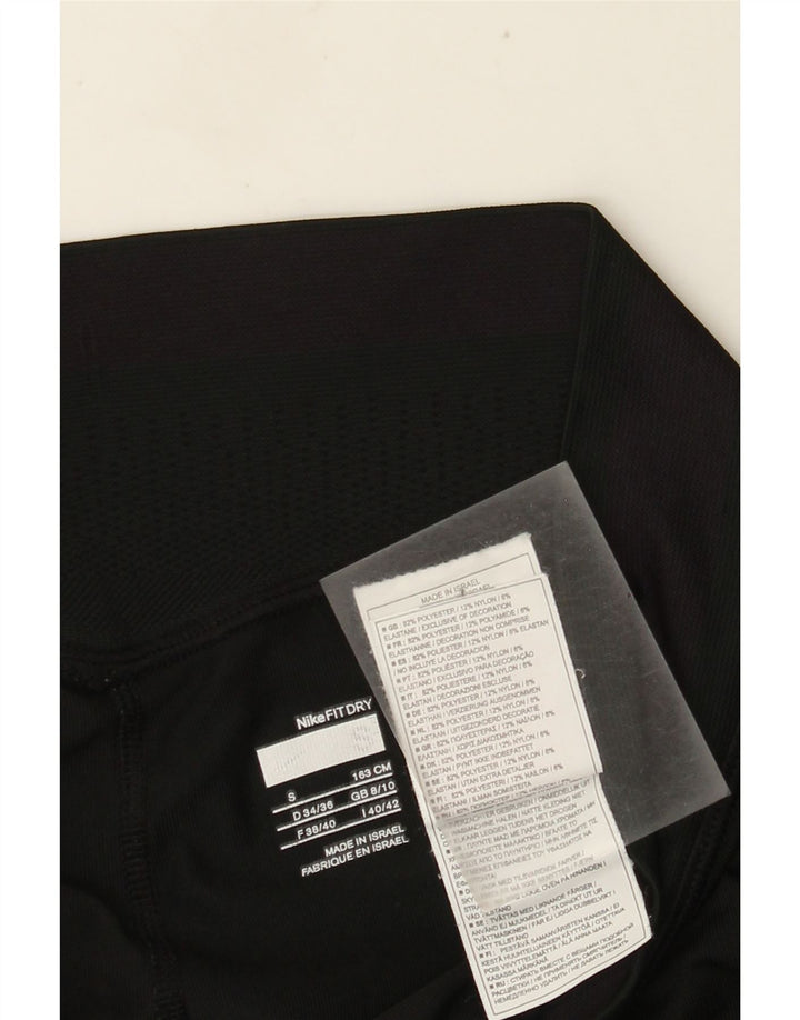 Nike Γυναικεία κολάν Capri UK 8/10 Μικρός μαύρος πολυεστέρας
