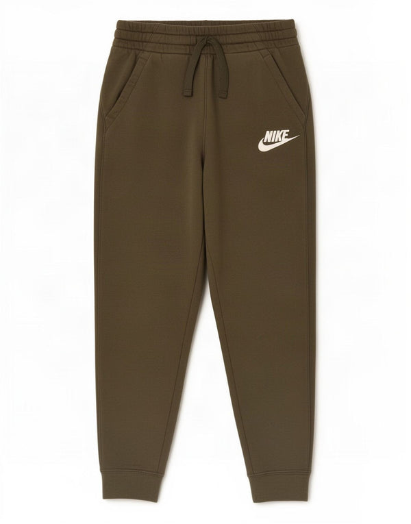 Nike Boys Standard Fit Tracksuit Trousers Joggers 10-11 Years Medium Khaki