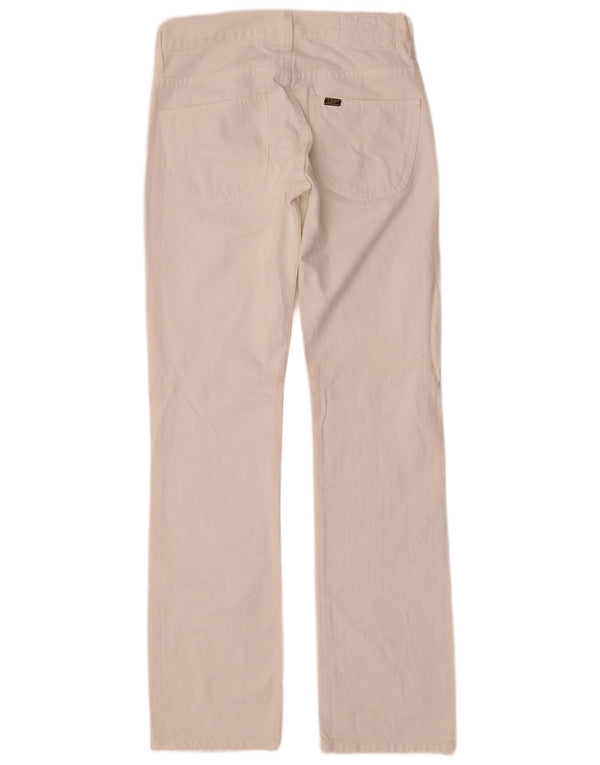 Lee Mens Knox Straight Jeans W30 L34 Λευκό βαμβακερό